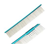 BESTonZON Peigne Détachant et Détection Précoce des Insectes en Acier Inoxydable pour Chien Toilettage Doux Outil Soin des Poils Prévention