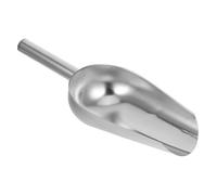 BESTonZON Pelle à Glace Multifonction en Acier Inoxydable Argenté, Pelle Alimentaire pour Farine et Grains, Adaptée aux Glaçons Concassés, Bonbons et Noix, Ustensile la Cuisine Pratique