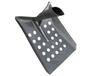 BESTonZON Pelle Agricole Multifonction en Métal Noir, Légère et Résistante, pour Tamis Jardinage et Nettoyage de Fossés Poulies