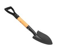 BESTonZON Pelle de Jardin Multifonctionnelle pour Plantation et Désherbage, Outil de Plantation 36 Cm Acier Noir, Outil de Jardinage Extérieur pour Creuser et Couper Racines