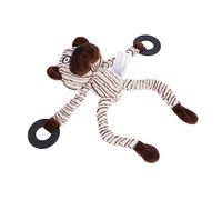 BESTonZON Peluche Chien Durable Aux Morsures avec Sifflet Sonore Entraînement pour Chiots et Petits Animaux Ennui et Stimulation Interactive
