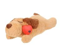 BESTonZON Peluche Cœur de Chiot Peluche Douce Apaisante pour Chiot - Jouet Compagnon pour Soulager l'Anxiété de Votre Chien