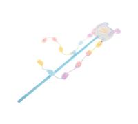 BESTonZON Peluche Longue pour Chat Couleur Macaron Jouet Interactif Doux pour Jouer Mordre Et Griffer à Intérieur