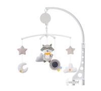 BESTonZON Pendentif pour Berceau Rotatif Carillon Intégré Couleur Vive Raccoon sans Pile Accessoire de Chambre D’Garçon et Filles pour Apaiser Bébé et Décorer Berceau ou Poussette