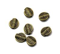 BESTonZON Pendentifs en Alliage Bronze 50 Pcs Breloques Métal Labyrinthe pour Création de Bijoux DIY Accessoires Bracelets Boucles D’Oreilles Kit pour Loisirs Créatifs