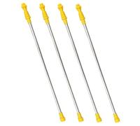 BESTonZON Perche Télescopique En Acier Inoxydable Pour Pulvérisateur De Jardin, Rallonge 45-80 Cm, Lot De 4 Pièces, Outil D’arrosage Flexible Pour Zones Hautes Et Difficilement Accessibles
