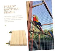 BESTonZON Perchoir Bois pour Perroquet Plateforme pour Cage Oiseau Accessoire pour Cage Perchoir pour Perroquet Calopsittes Oiseau