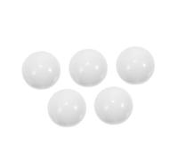 BESTonZON Perles Rondes De Roulette Blanches 14mm Lot De 5 pour Roue Russe 12-16 Pouces Accessoires De Jeu De Table Fête Remplacement