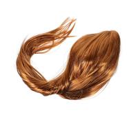 BESTonZON Perruque Longue Droite Dorée pour Costume de Cosplay Rocker Accessoire Halloween Punk des Années