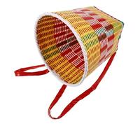 BESTonZON Petit Panier à Dos Tissé Panier De Style Rustique Petit Portefeuille à Dos Décoratif De Style Chinois