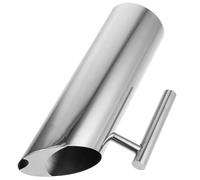 BESTonZON Pichet à Eau Inox pour Boissons Froides avec Poignée Ergonomique Carafe Élégante pour Cocktails Thé et Jus Cruche Service Restaurant et Maison