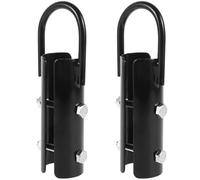 BESTonZON Pince de Sécurité pour Corde d'escalade 2pcs en Fer Noir Mécanisme de Verrouillage Sécurisé pour Entraînement et Activités Extérieures
