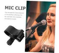 BESTonZON Pince Microphone Ajustable à Ressort avec Support Clip Portable et pour Fixation Stable Du Microphone