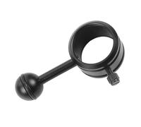 BESTonZON Pince Photographique à rotule pour Lampe de plongée en Alliage d'aluminium Noir, Support de Lampe de Poche pour éclairage sous-Marin, Support fiable pour Photographie sous-Marine
