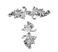 BESTonZON Pinces Rétro pour Vêtements Amples 4 Pcs en Alliage de Zinc Fermoirs pour Châles Cardigans et Pulls Clips de Fermeture Robustes et Polyvalents Accessoires pour Robe Cintrée et