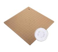 BESTonZON Planche à Macramé en Liège 38X38 CM Grille Imprimée Lot de 30 set de Épingles en T en Acier Inoxydable Outil Réutilisable pour Tissage et Nouage de Corde pour Projets DIY de