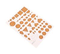 BESTonZON Planche à Quilling en Liège et Abs, Outil à Rouler Les Perles de Papier Gabarits Fendus, Kit Outils Quilling Papier pour Débutants et Scrapbooking, Accessoire Léger et Portable