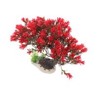 BESTonZON Plante Aquarium Artificielle Réaliste Décor Plastique pour Réservoir Poisson Accessoire Petit Ornement et Sécurisé