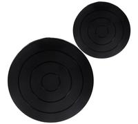 BESTonZON Plateau Tournant en Argile Plastique 2 Pièces à Roulement à Billes Plateau Tournant Pivotant à 360° pour Sculpture et Poterie Support Stable pour Travaux de Modelage