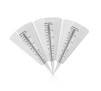 BESTonZON Pluviomètre Extérieur Transparent en Lot de 3 pour Jardin Mesure des Précipitations Cône Piquet de Pluviomètre Utilisation Agricole Design Simple et Pratique
