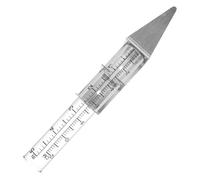 BESTonZON Pluviomètre Jardin avec Support Acier Inoxydable Installation Facile Mesure Précise Pluie Design Colonne Stable pour Extérieur