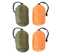 BESTonZON Pochette de Rangement Étanche pour Ponchos de Pluie, Paquet de Compression en Nylon 4 Pièces, Optimisation du Rangement et Récupération Rapide pour Camping et Randonnée