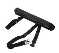 BESTonZON Pochette de Transport Noire avec Paillettes pour Éventail Pliable, Bandoulière Réglable, Paquet de Rangement pour Éventail de Tai-chi et Kung-fu, Accessoire Portable pour Arts