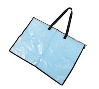 BESTonZON Pochette Transparente pour Affiches 63X47 CM avec Poignée Paquet de Rangement Imperméable pour Œuvres d'art Porte-Documents Zippé Grand Format Bureau et Voyages