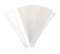 BESTonZON Pochettes D'emballage pour Rose Unique Blanche, Lot de 50 Paquet, Manchon Simple pour Bouquet, Emballage Floral Individuel, Saint-valentin, Fête, Mariage, Décoration de Fleurs