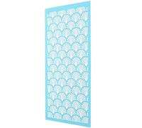 BESTonZON Pochoir Sérigraphique en Polyester Réutilisable pour Pâte Polymère Modèle à Motifs Ventilateur Outil de Bricolage en Argile Pochoirs Lavables pour Décoration Bijou Format