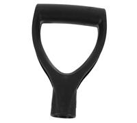 BESTonZON Poignée De Pelle en Plastique Forme Jardinage, Poignée De Remplacement Noire 32 Mm, Manche Solide Rivets, Accessoire Pratique pour Creusement Et Entretien Extérieur