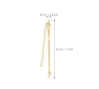 BESTonZON Pointeur Manuel pour Torah en Métal Doré 17 CM Outil de Lecture Biblique Précis et Portable Accessoire de Lecture Mitzvah pour Adultes Synagogue et Étude Religieuse