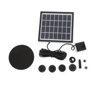 BESTonZON Pompe Solaire pour Bassin de Jardin Petit Modèle Pompe à Fontaine Flottante Autonome Décoration Extérieure Écologique pour Bassin et Bain Doiseaux