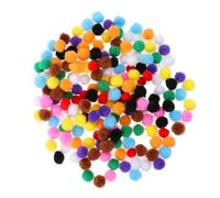 BESTonZON Pompons en Peluche Colorés 15 Mm, 200 Pièces, Assortiment 10 Couleurs Vives, Accessoires DIY pour Garçon Et Filles, Décoration Artisanale, Couture Et Loisirs Créatifs