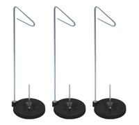 BESTonZON Porte-Bobines pour Machine à Coudre 3 Pièces Base en Plastique Stable Support pour Grandes Bobines Simples Accessoire pour Couture Domestique et Industrielle