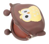 BESTonZON Porte-Monnaie Hibou Mignon en Silicone Petit Porte-Monnaie pour Pièces de Monnaie Motif Cartoon Fermeture à Clapet pour Femmes et Filles au Quotidien