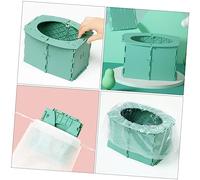 BESTonZON Pot De Voyage Pliable Et Siège D'apprentissage Pour Bébé, Compact Et Léger, En Pp Robuste, Toilettes Portables Vertes, Voiture, Maison Et Déplacements, Adapté Aux Tout-petits