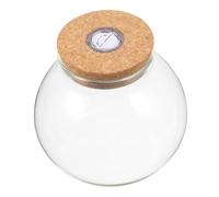 BESTonZON Pot Verre avec Couvercle Liège pour Terrarium Station De Culture pour Plantes Hydroponiques Bocal pour Plantes Et Fleurs
