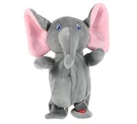 BESTonZON poupée éléphant en Peluche poupée Toys Elephant Toys en Peluche Peluches bébé Peluche d'anniversaire Peluche éléphant décoration intérieure en Peluche Plastique Gris