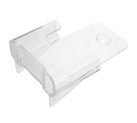 BESTonZON Présentoir à Brochures Mural A6 en Acrylique Transparent Porte-Documents Simple Couche Support de Bureau ou Fixation Murale Organiseur de Papiers et Menus pour Espace de