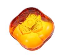 BESTonZON Presse-Papiers Kaki en Cristal Grand Modèle - Poids en Verre Épais pour Calligraphie Chinoise Couture et Découpe de Tissu - Figurine Décorative Mini Kaki Polyvalente pour Bureau