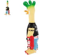 BESTonZON Presser en Latex Solide Poulet Hurlant Amusant Anti-Stress Portable pour Garçon et Filles et Chiens Interactif L’Anxiété 1 Pièce