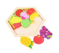BESTonZON Puzzle Bois pour Garçon Fille Éducatif de et Association de Formes Puzzle Éveils Logiques pour Tout Petits Ans et Apprentissage Ludique