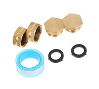 BESTonZON Raccord de Tuyau Arrosage Extérieur Bague de Laiton Bouchons pour Tuyau Irrigation Eau pour Système de Goutte à Goutte