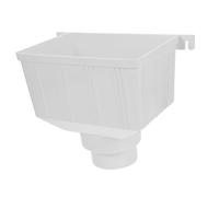 BESTonZON Raccord PVC pour Gouttière Accessoire de Collecte Eau de Pluie Installation Facile Durable et pour Gestion des Eaux Pluviales Adapté Aux Systèmes Résidentiels et Commerciaux