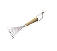 BESTonZON Râteau De Jardinage en Acier Inoxydable Outil Polyvalent pour Le Jardinage Râteau Robuste Râteau en Métal Petit Outil pour Creuser Le Sol