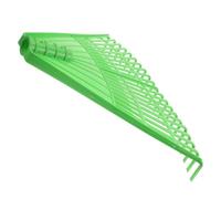 BESTonZON Râteau Jardin Robuste Outil de Désherbage pour Nettoyage de Pelouse Jardinage Dents Plastique pour Ramasser Herbesvert
