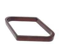 BESTonZON Râtelier Triangulaire en Bois Rouge Profond pour Billard à 9 Boules Support de Boules de Billard Standard 2-1/4 Pouces Polyvalent pour Maison et Club