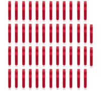 BESTonZON Recharge D’Encre pour Stylos-Plumage 100 Pièces Cartouches D’Encre Rouge 34 Ml Plastique Solide Pack de 2 Sachets Refermables Accessoires D’Écriture pour Étudiants