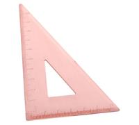 BESTonZON Règle Triangulaire en Cuivre Massif Vintage 30 CM Échelle Graduée Précise pour Dessin Technique et Équerre à Angle Droit Outil de Mesure pour Étudiants et Professionnels en